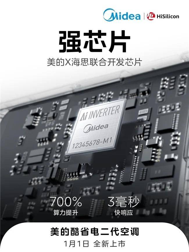 硬核满配“芯”突破回应年轻家庭的用电焦虑开元棋牌首发破3万！美的酷省电二代：用(图4)