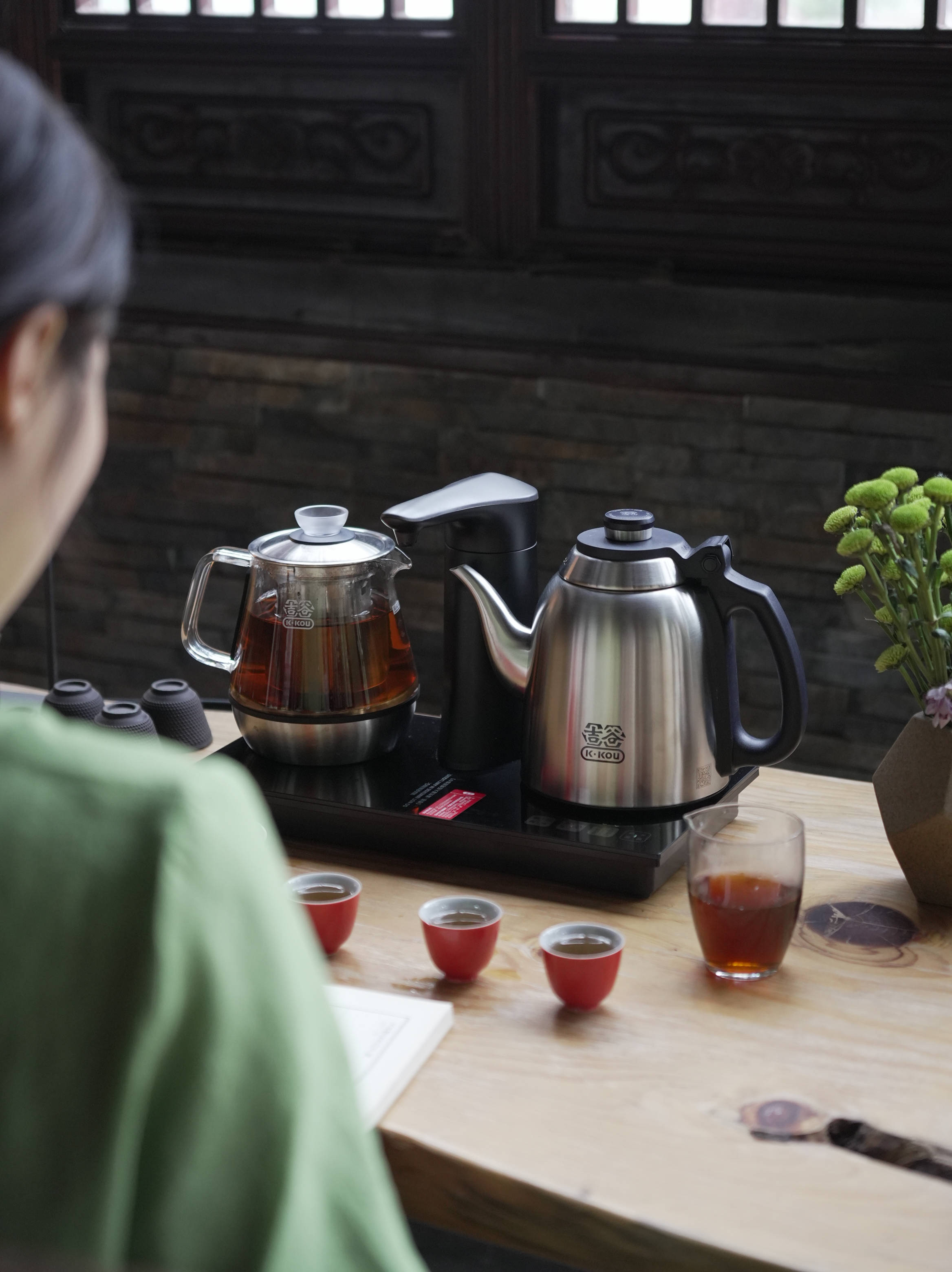 喝茶口味！待客聚会体面又简单方便开元棋牌网站烧水煮茶照顾不同人的(图7)